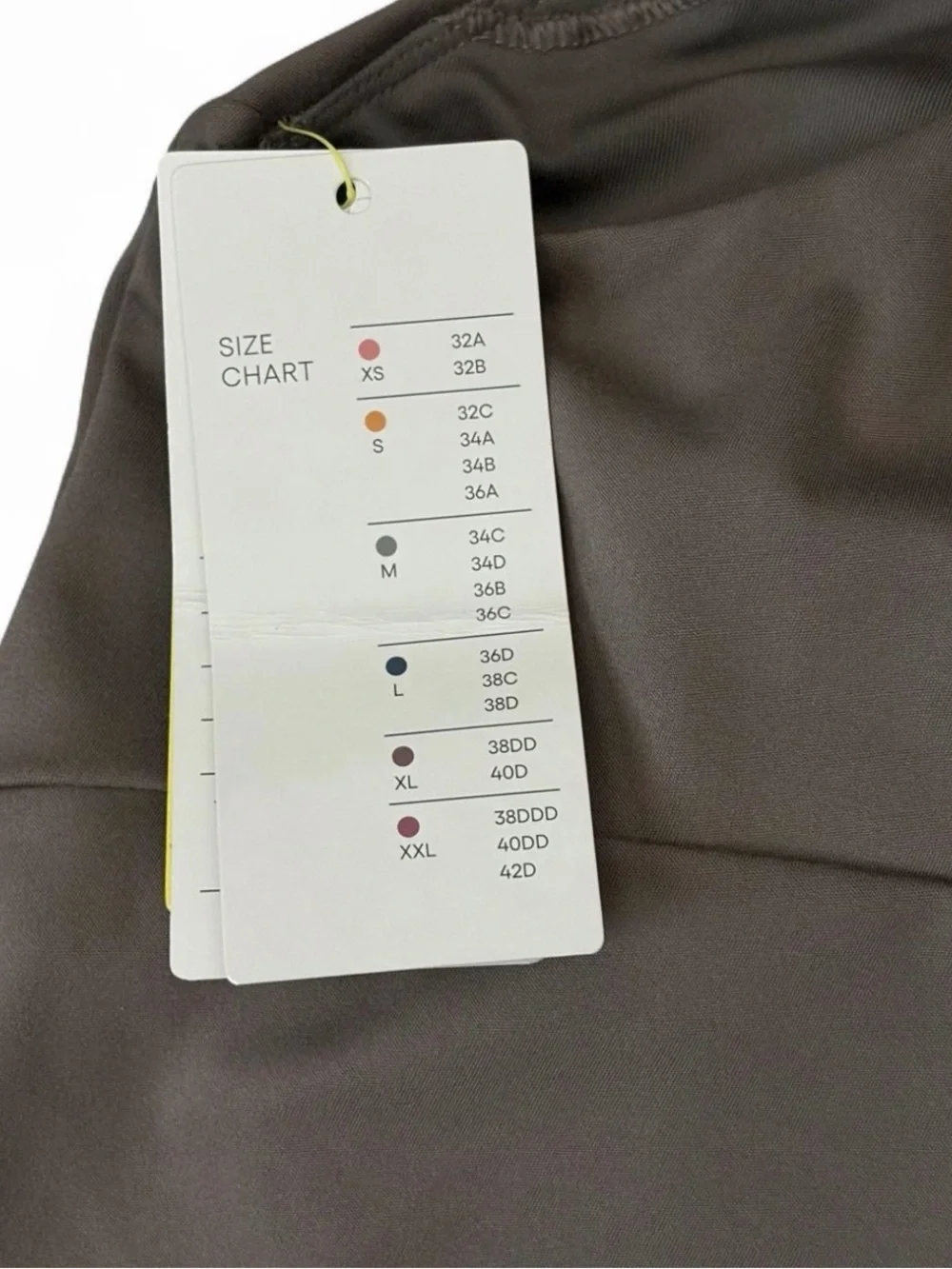 Bundle of Nike Ribbed Mauve Tank and All in Motion Taupe Sports Bra Set - Picture 5 of 7